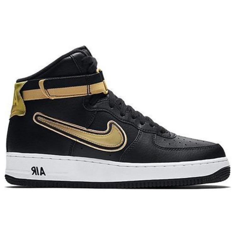 Nike Air Force 1 High NBA Черный 'Металлик Золотой' Мужские AV3938-001