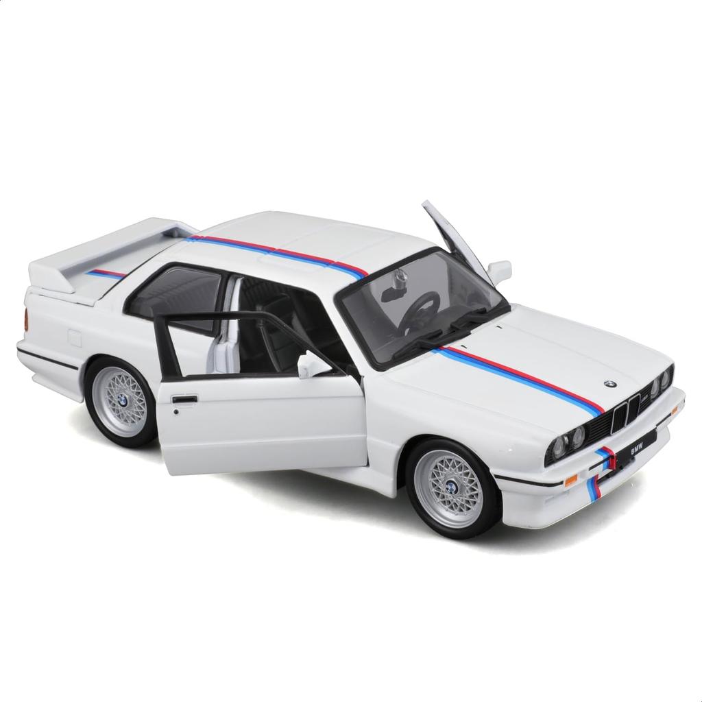Bburago масштаб BMW M3 1989 Белый Литая модель Готовая 21100 W 1/24 (Е30) / Автомобиль, Продукт,