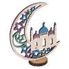 Деревянные Лунные Украшения Ид Мубарак Лунное Украшение Улучшает Праздничную Атмосферу для Дома Ресторана КафеJM00454