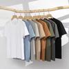 Men's Solid Color Cotton T-Shirt Loose and Breathable for Outdoor Activities
