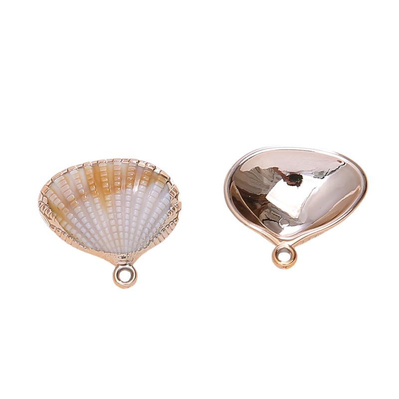 Акриловые подвески в виде ракушек, сделай сам, браслет, ожерелье, серьги, ювелирные аксессуары