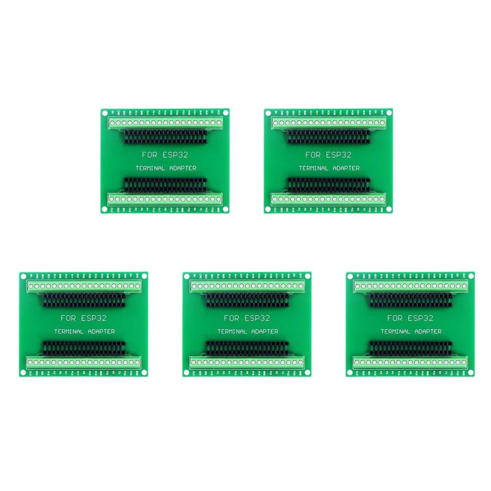 5-1PC ESP32 Expansion Board ESP--32 GPIO 1 Into 2 Breakout Board 38PIN Narrow Version Dual Core CPU WiFi Bluetooth-compatible