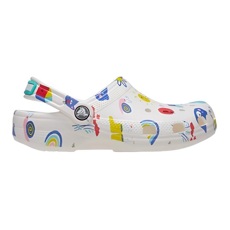 Crocs Нескользящие детские сандалии Белые Детские 210356-94S