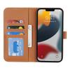Чехол-подставка для iPhone 13 Pro, противоударный кожаный чехол-кошелек для телефона