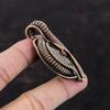 Ammonite Fossil Pendant Copper Wire Wrapped Pendant Handmade Pendant Beautiful Copper Jewelry Gemstone Pendant Gift For Her Designer Jewelry