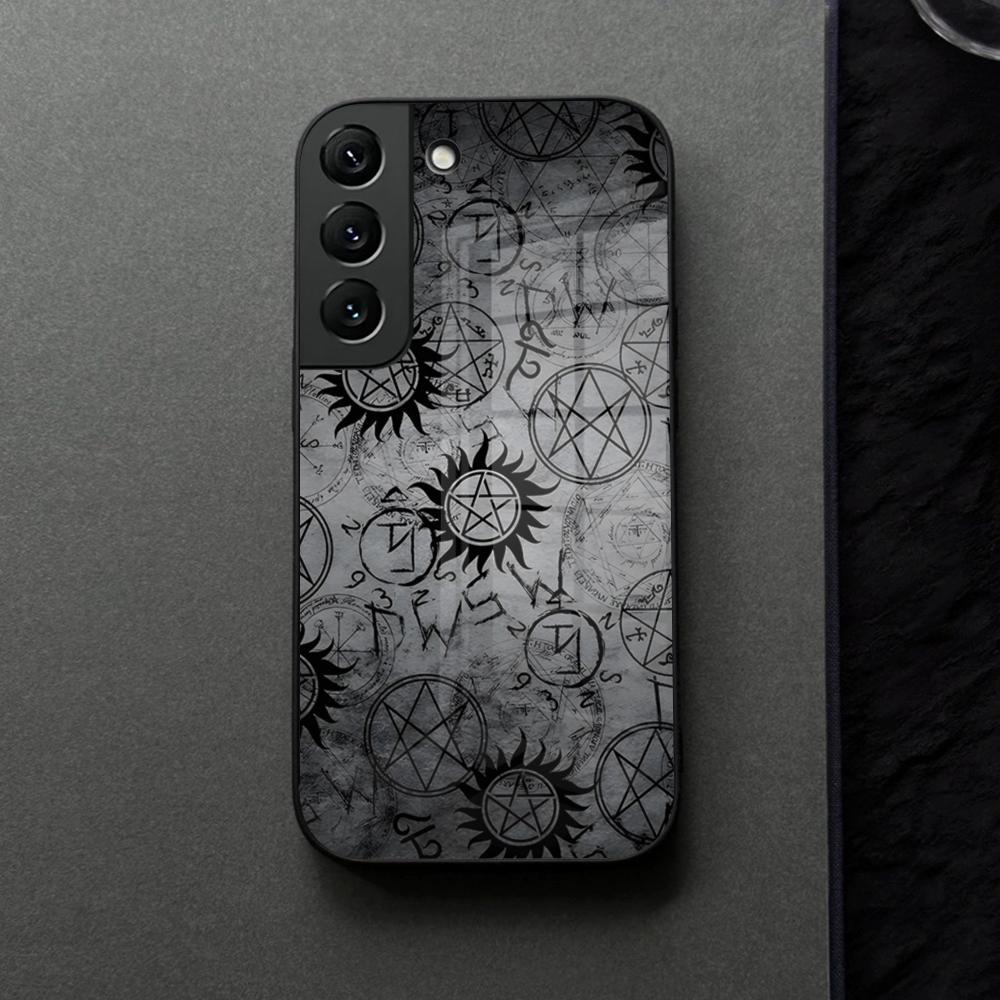 Сверхъестественный Стеклянный Чехол Для Телефона Для Samsung Galaxy S21 S26 S25 S22 S20 S24 S23 Ultra Fe Plus A16 A34 A54 A24 Coque