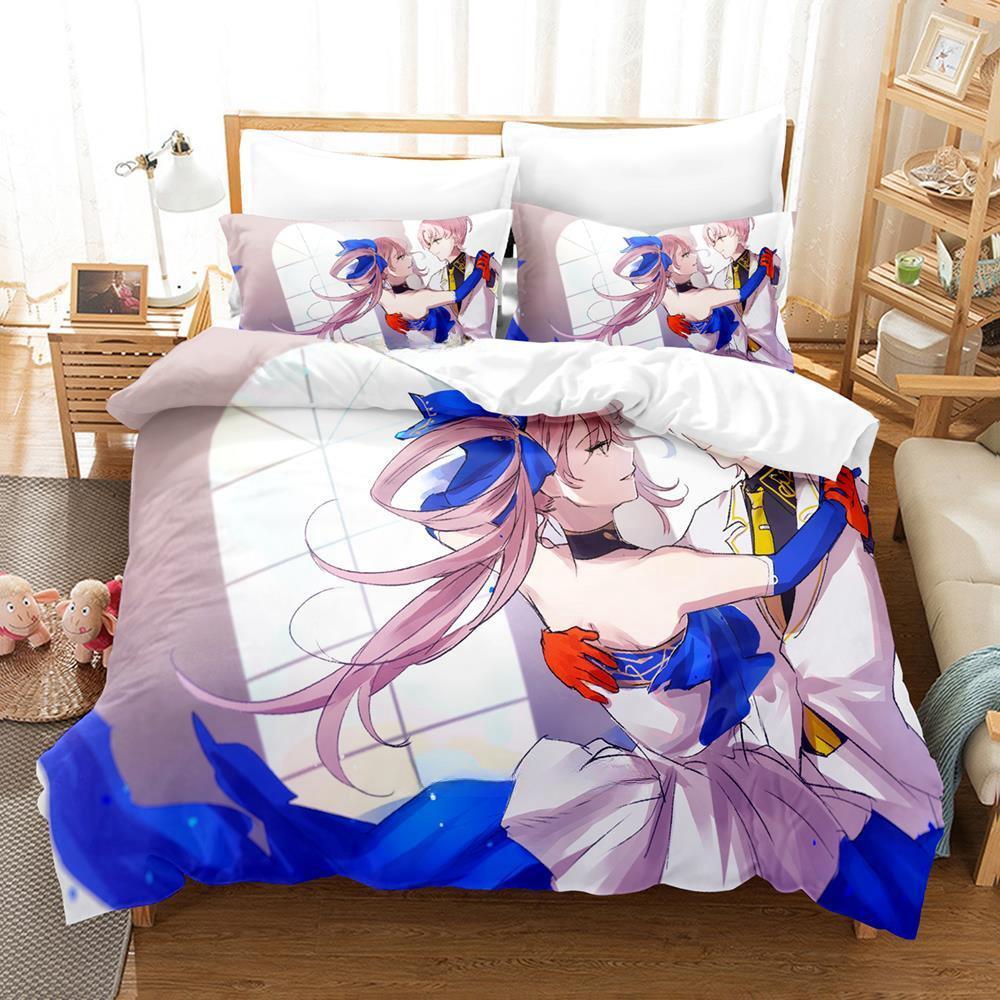 Комплект постельного белья Game Jack Jeanne Single Twin Full Queen King Size для взрослых и детей, комплект пододеяльников, комплект простыней в стиле аниме