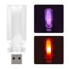 Car Retro 5V LED Bulbs Incandescent Atmosphere Ornament Light Universal USB LED Candle style Rainbow Color Atmosphere Lamp