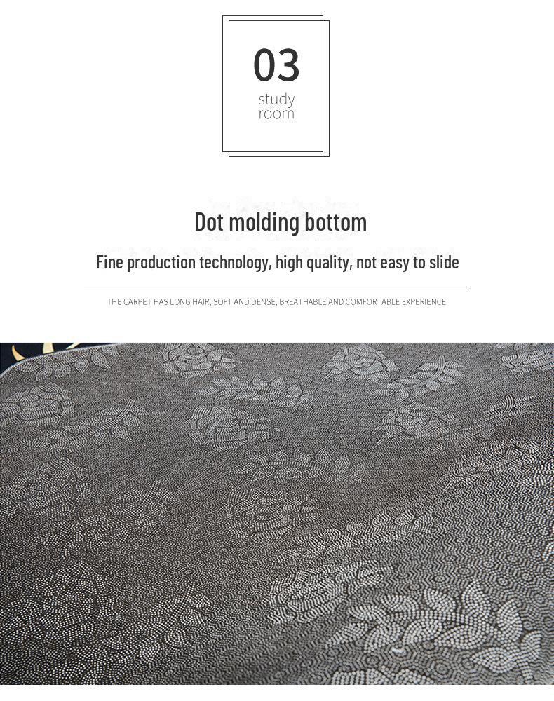 Ковер для гостиной в скандинавском стиле Crystal Velvet