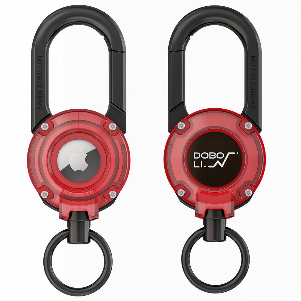 Logo Keychain for AirTag: Protective Anti-Loss Device Case & Key Ring