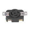 5 Holes Industrial Socket Brass Contacts Locking Receptacle Outlet  30A 120/208V