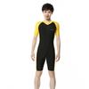 Unisex UV Protection Short-Sleeve One-Piece Diving Suit Swimming Snorkeling Water Sports Summer Training
