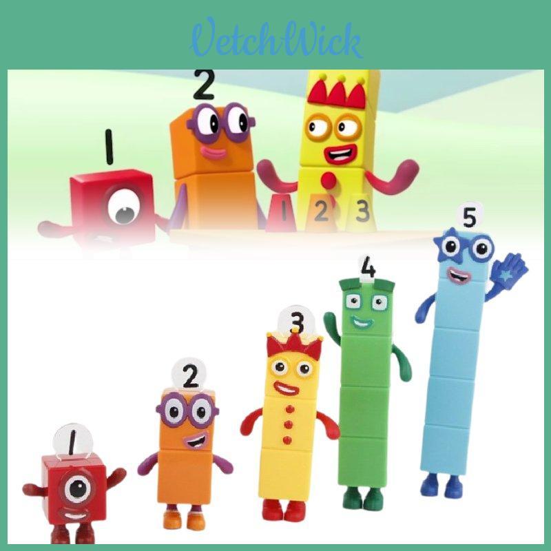 Numberblocks Красочные Строительные Блоки Милые Трансформируемые Фигурки Для Детских Игр