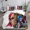 3D Arcane Anime Bedding Set Duvet Cover Set Gift for Your Friends Bed Linen Twin Full Queen King Bedding Comforter Sets Arcane