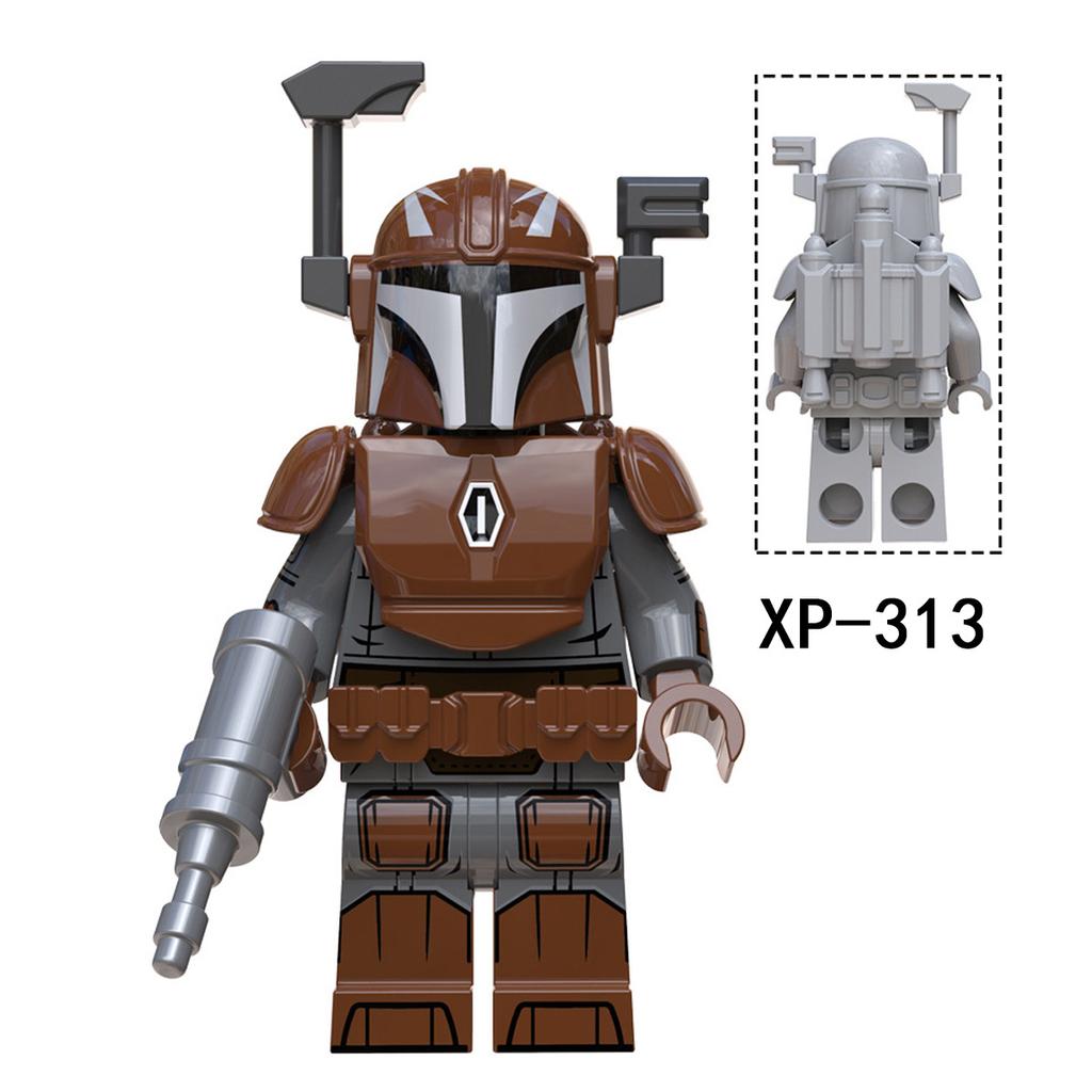 Bounty Hunter 8 Figure Building Blocks Mini Bricks Toy Set