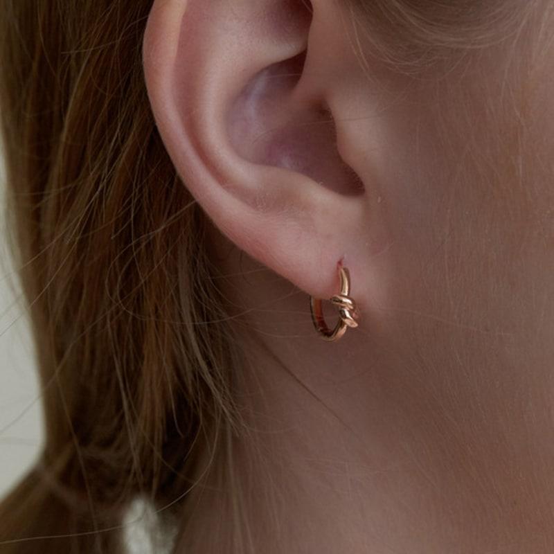 Серьга-кольцо из веревки Primaute