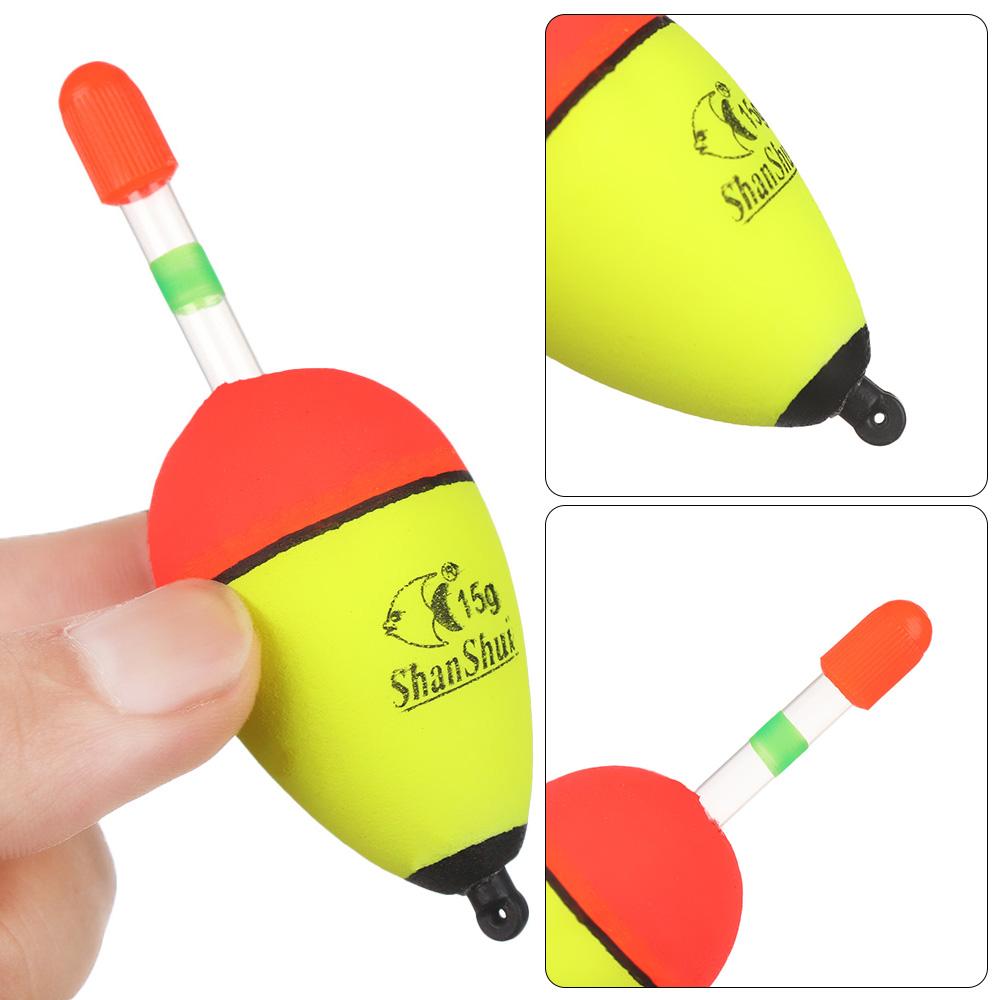 New Bobber Plastic Fishing Night Float Light Stick Ball Boia Eva Foam