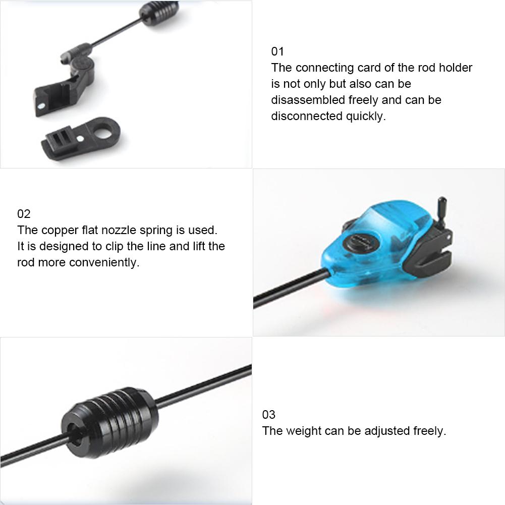 Outdoor Carp Fishing Swingers Stainless & Plastic Fishing Bite Alarm Swingers Carp Fishing Sea Rod Alarm Fishing Accessories