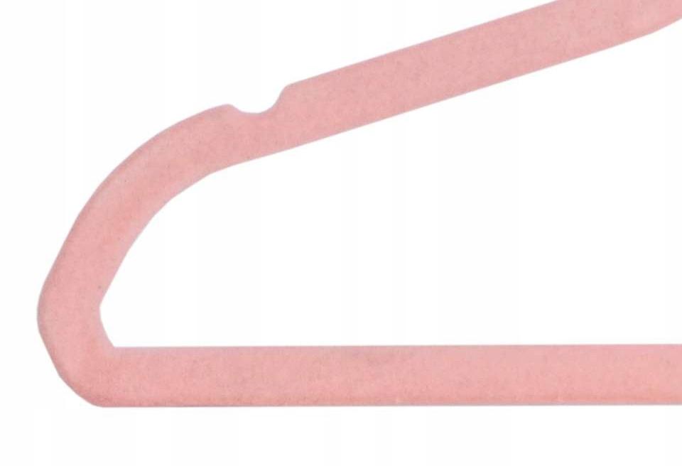 Wieszak Welurowy Mini Girl Komplet 30 Sztuk