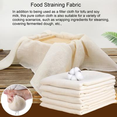 10 шт. хлопчатобумажная ткань для тофу, квадратная салфетка для сыра, многоразовая, мелкоячеистая, неотбеленная