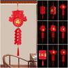 Golden Fu Character 3D Palace Lantern Red Lucky Charm NEW New Year Hanging Lantern  Home Decoration