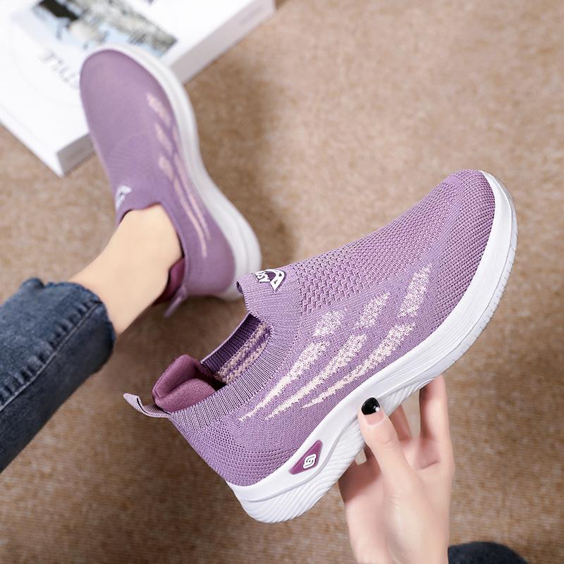 Shoes Women's Summer Single Shoes Couple Shoes Sports Shoes One Step Comfortable Casual Elderly Shoes