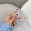 New Oversized Square Glasses Myopia Glasses for Women and Men Eyeglasses Anti Slip Comfort Eyewear +1.0 to +4.0