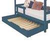 Bed Drawer 80 X 160 with Bed Base BUDDY - Petrol Green
