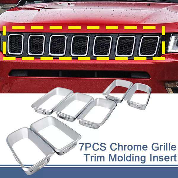 Fits 11-16 Jeep Compass: CH1210111 Grille Assembly 7 68109865AA