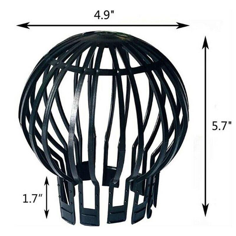 4шт гибкий фильтр для водосточной трубы пластиковый кровельный водосточный желоб воздушный шар защитные фильтры подходят для бытовых водосточных труб садовый защитный чехол