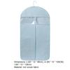 Защитная пленка для одежды, подвесная пылезащитная нетканая ткань, влагостойкая сумка для одежды со складками для гардероба