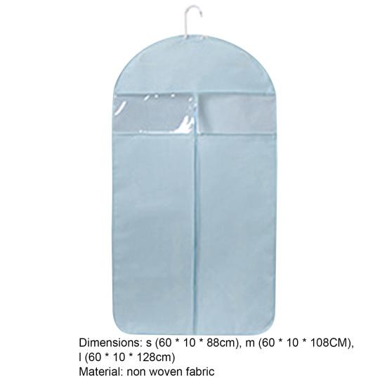 Защитная пленка для одежды, подвесная пылезащитная нетканая ткань, влагостойкая сумка для одежды со складками для гардероба