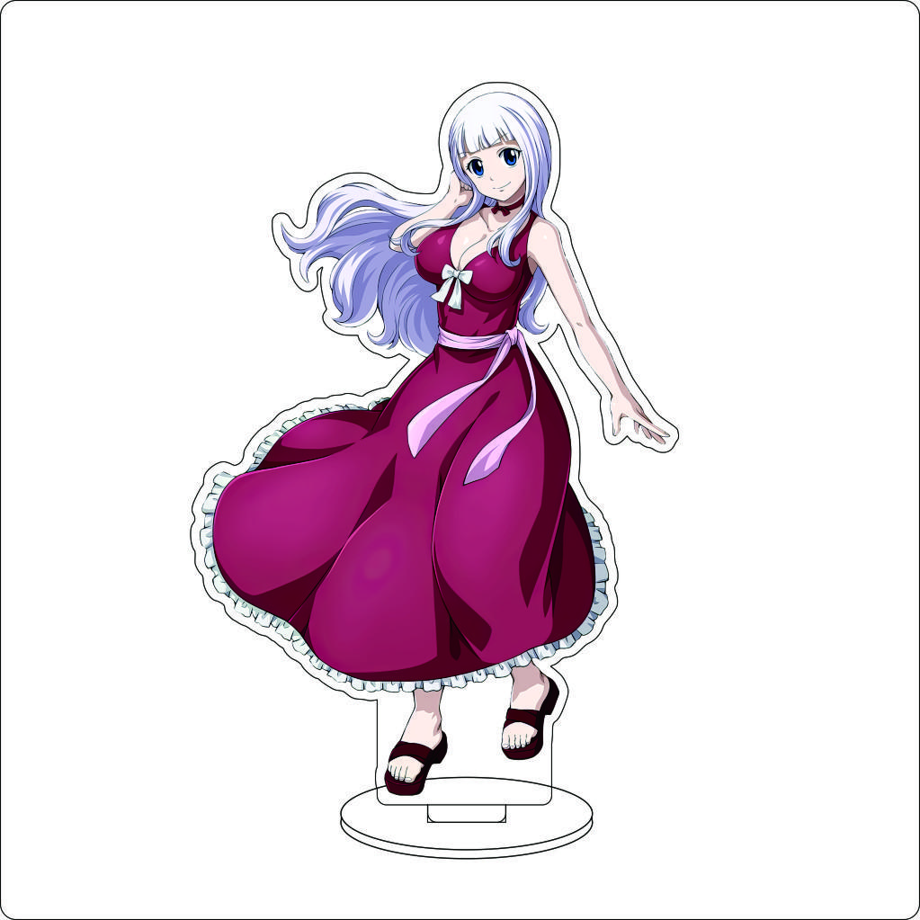 16 см Аниме FAIRY TAIL Акриловая подставка-украшение Жерар Фернандес Грей Фуллбастер Мираджейн Штраус Фигурка-подставка Хэллоуинские подарки