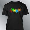 Футболка Пятна Живопись S M L XL Унисекс Художник Пейнтбол Аирсофт