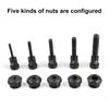 1 Set Riveter Adapter Anti-rust High Hardness Professional Clutch Type Hand Automatic Nut Tool Hardware Tools