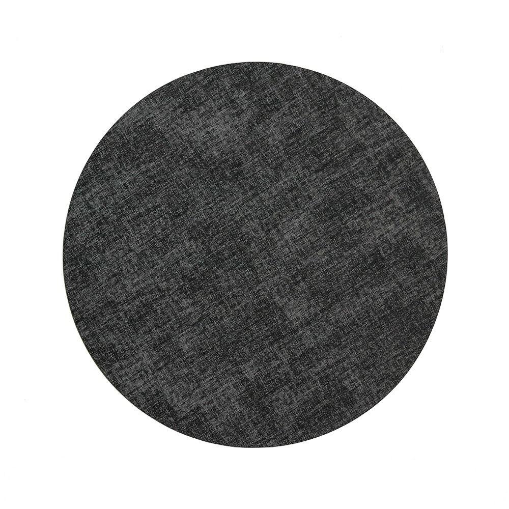 Oil-proof PVC Table Mat 33cm Large Round Placemat Non-Slip Washable Cup Mat Hotel