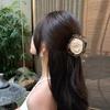 Double-Sided Hair Claw Rose Flower Floral Hairpin Sweet Hair Clip  Hair Accessories