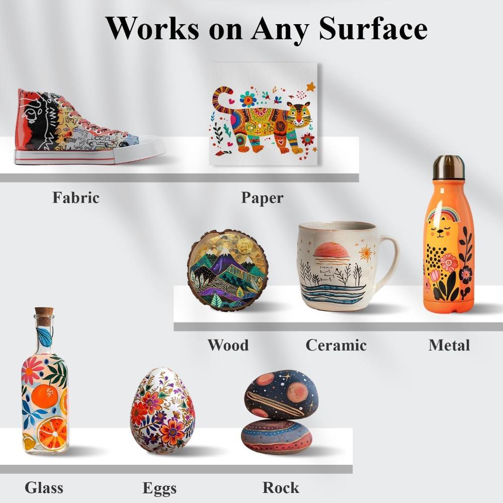 Быстросохнущие маркеры с акриловой краской, цветная ручка для студентов, школьные канцелярские принадлежности для офиса и письма