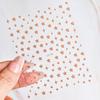 9-Color Pentagram Nail Art Sticker, Laser Gold, Silver, Red Plastic Nail Art Sticker, Color Nail Art Decorative Sticker.