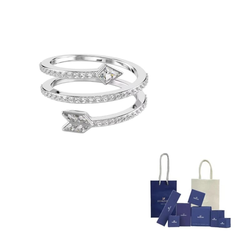 Swarovski Cubic Zirconia Rings Unisex White 574152