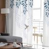 Прозрачные шторы с животными и птицами для гостиной, кухни, оконные шторы, тюлевые занавески для спальни, вуали