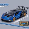 1:32 Lambos Essenza SCV12 Alloy Sports Car Model Diecast Sound Super Racing Lifting Tail Hot Car Wheel for Children Gifts
