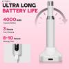 Upgraded Electric Nail Drill Cordless 12 Drill Bits 4000mAh Fast Charging Salon Grade Portable Manicure Pedicure Efficient Tool