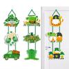 St Patrick Shamrock 3Pcs Paper Door Hanging Decoration for Party Home Decor