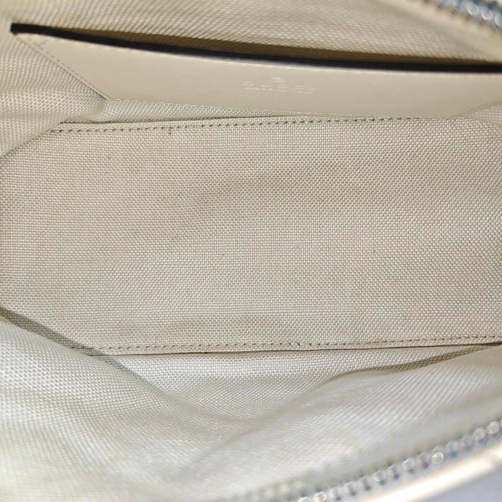 [Pre-Owned] GG Marmont Double G Logo Quilted Chevron Leather Tote Shoulder Bag - Excellent #11X0F08