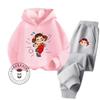 2025 Fujiya Cartoon Персонализированная одежда Super Kawaii Fujiya: Милый и дешевый комплект с капюшоном для детского отдыха дома и для развлечения