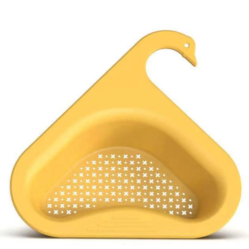 2 шт. раковина, сливная корзина в форме лебедя, бытовая кухонная без перфоратора мойка овощей, многофункциональная треугольная пластиковая стойка для бассейна, фильтр для воды