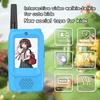 2PCS Kids Video Walkie Talkies for Kids Rechargeable Toddler Toys for Indoor Camping Travel Birthday Gfits for Kids Ages 3-12