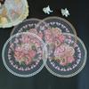Best Chinese Embroidery Flower Round Placemat Coaster Kitchen Anti Scald Pad Party Wedding Decoration and Table Accessories Mat
