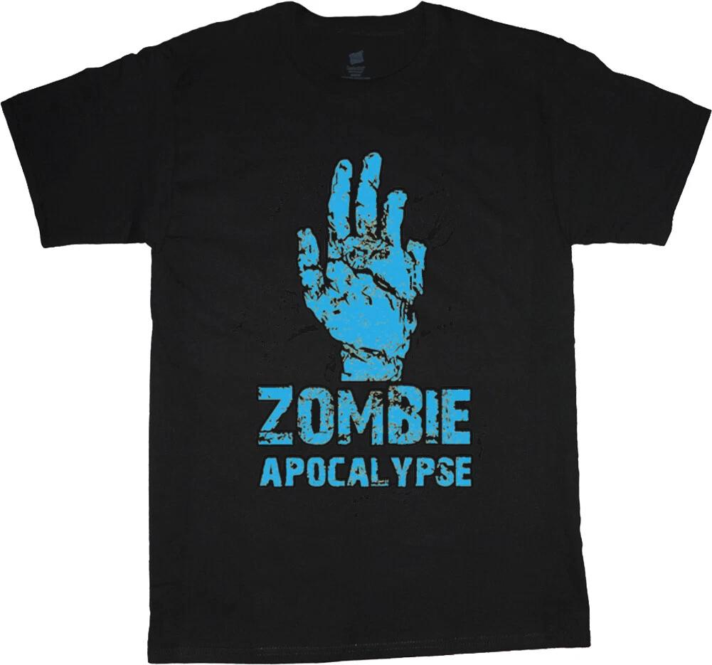 Zombie Apocalypse T-shirt Mens Gamer Gifts Graphic Tees Clothing Gear